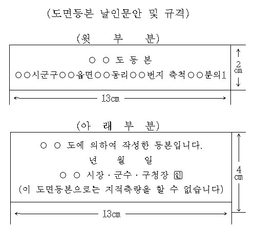 도면등본